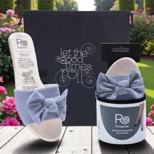 Blue Velvet - Slip On Sandals